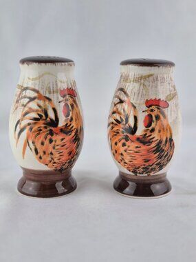 San Padre HD Designs Rooster Salt & Pepper Shaker Set